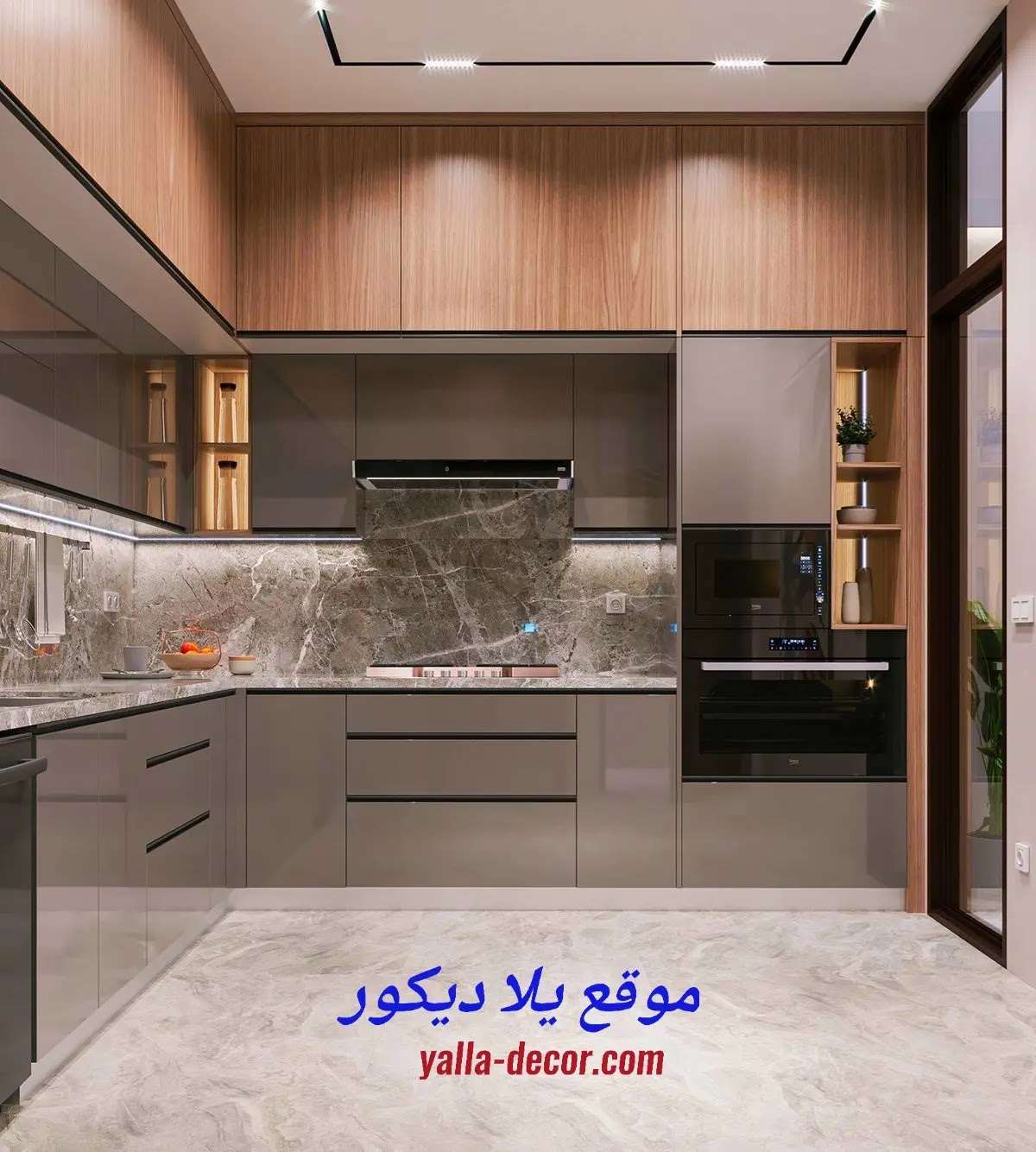 مطابخ 2024 اشكال مطابخ ألمونتال و أكريلك 2025